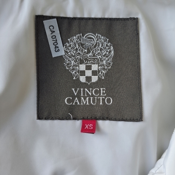 Vince Camuto white women's trench adjustable waist and sleeves autumn fa… - Picture 8 of 15